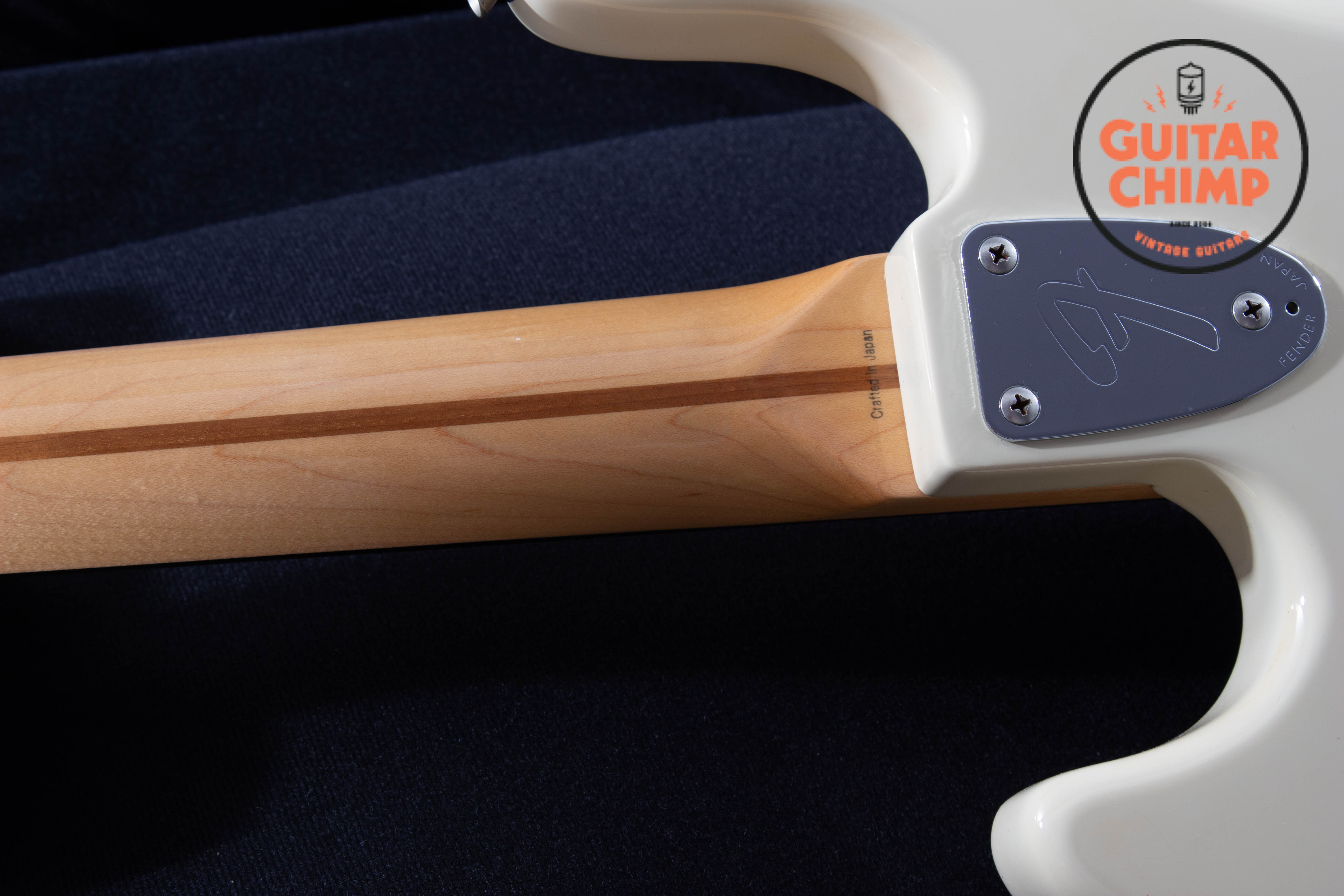 2004 Fender Japan JB75-90US '75 Reissue Jazz Bass Vintage White