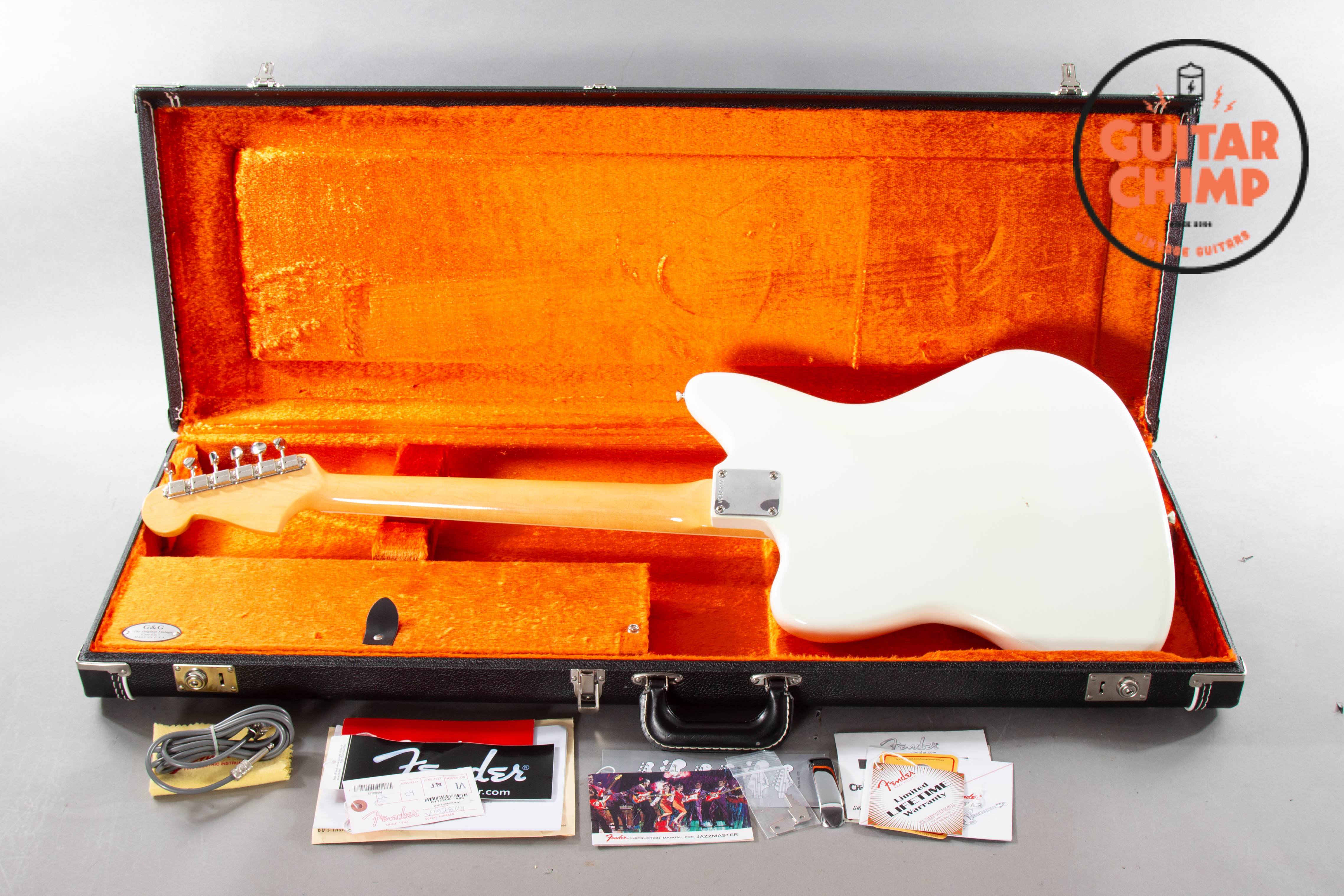 2015 Fender American Vintage '65 AVRI Jazzmaster Olympic White w