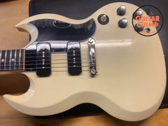 2022 Gibson Custom Shop “CME Spec” ‘63 SG Special Reissue Lightening Bar Polaris White VOS