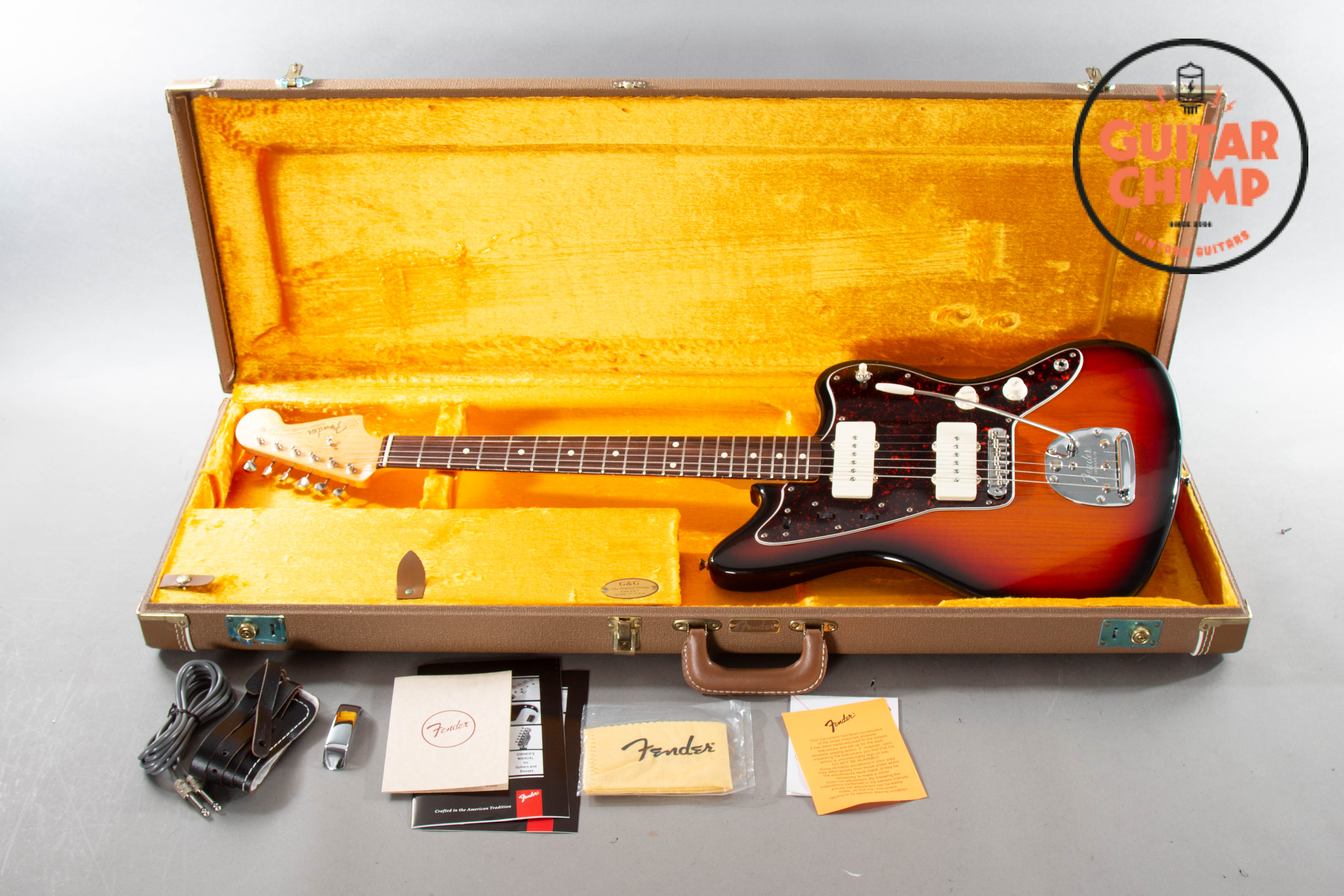 2000 Fender American Vintage '62 AVRI Jazzmaster 3-Tone Sunburst