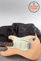 1997 Fender Japan ST62-70TX Stratocaster Shell Pink CIJ w/ USA Texas Specials & Gig Bag