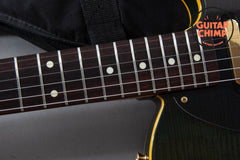 1986 Fender Japan TL62-77G Telecaster Custom ’62 Vintage Reissue — Rare Green Flame Top MIJ