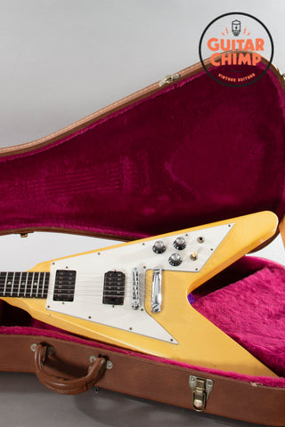 1997 Gibson Flying V ’67 Reissue – Classic White (Aged) – Early Reissue, Ebony Board, OHSC