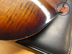2013 Fender Select Carved Maple Top Jazzmaster HH Cayenne Burst