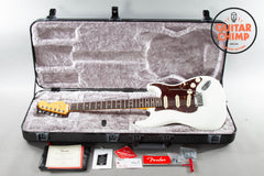 2022 Fender American Ultra Stratocaster – Arctic Pearl | OHSC + COA | Excellent