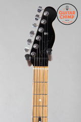 2020 Fender American QMT Telecaster with Pale Moon Ebony Fretboard Transparent Black