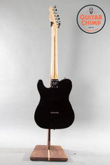 2020 Fender American QMT Telecaster with Pale Moon Ebony Fretboard Transparent Black