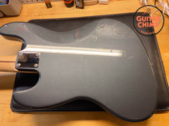 2015 Fender Aerodyne Jazz Bass AJB-58 Dolphin Gray