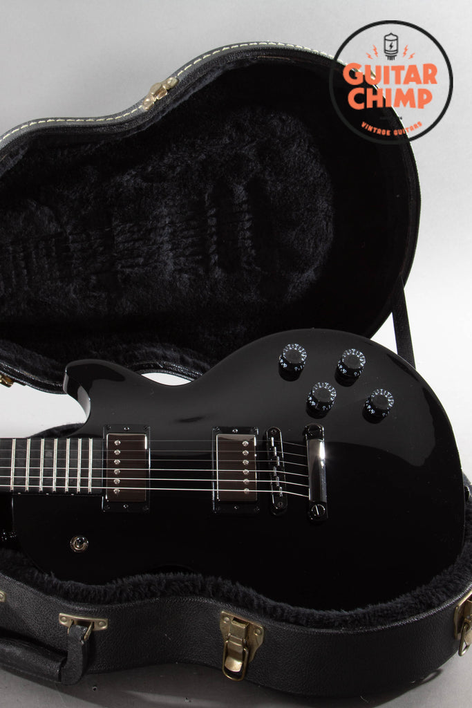 2021 Gibson Les Paul Studio Dark – Burstbucker Pro Pickups – Ebony Board – Blacked Out – w/ Case