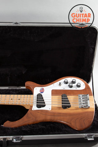 2020 Rickenbacker 4003S/5W Walnut 5-String Bass – All Original, Excellent w/ OHSC
