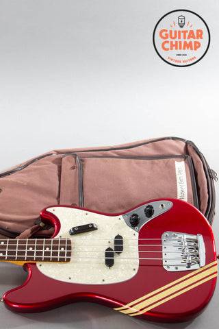 2010 Fender MIJ Competition Mustang Bass MB-SD/CO – Old Candy Apple Red (Japan)