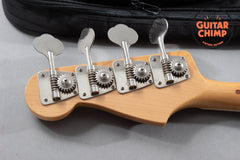 2014 Fender MIJ Japan JB75 ’75 Reissue Jazz Bass Natural – Bound Maple Neck, Block Inlays