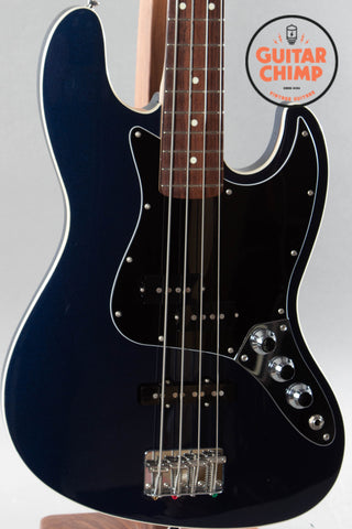 2019 Fender Made in Japan Aerodyne II Jazz Bass Gun Metallic Blue