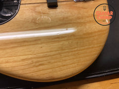 2014 Fender MIJ Japan JB75 ’75 Reissue Jazz Bass Natural – Bound Maple Neck, Block Inlays