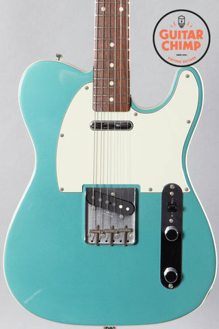 2010 Fender Japan TL62B ’62 Reissue Telecaster Custom Ocean Turquoise Metallic