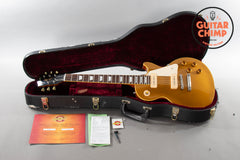 2001 Gibson Custom Shop ’56 Les Paul Goldtop R6 – P-90s, All Original, COA + OHSC