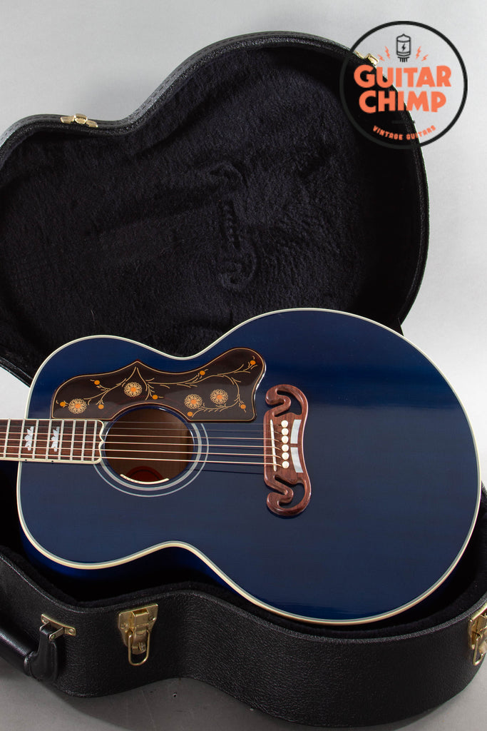 2015 Gibson Custom Shop Limited Edition SJ-200 – Trans Blue | OHSC + COA | Rare