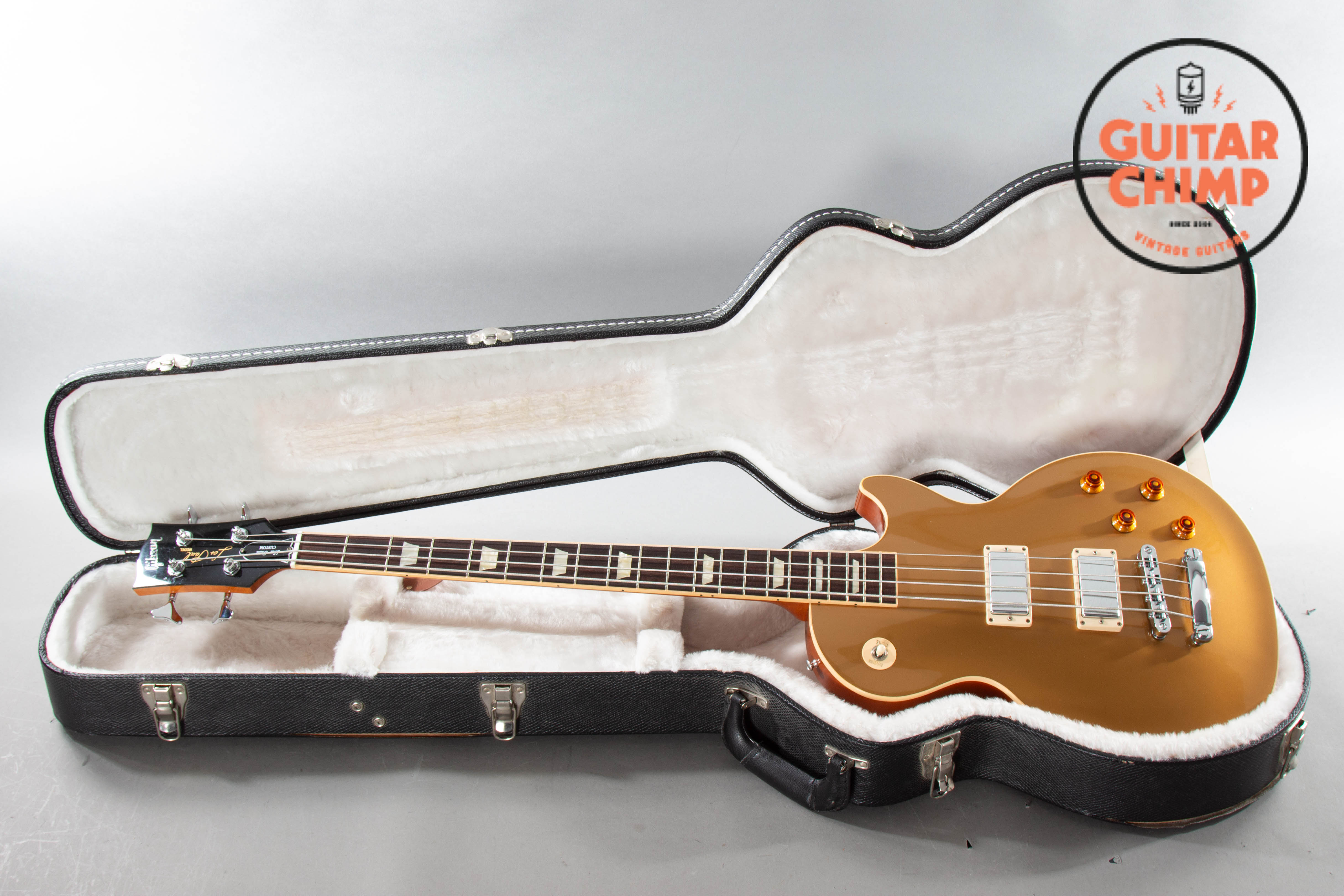 2012 Gibson Les Paul Standard Bass – Goldtop, Rare Oversized Body