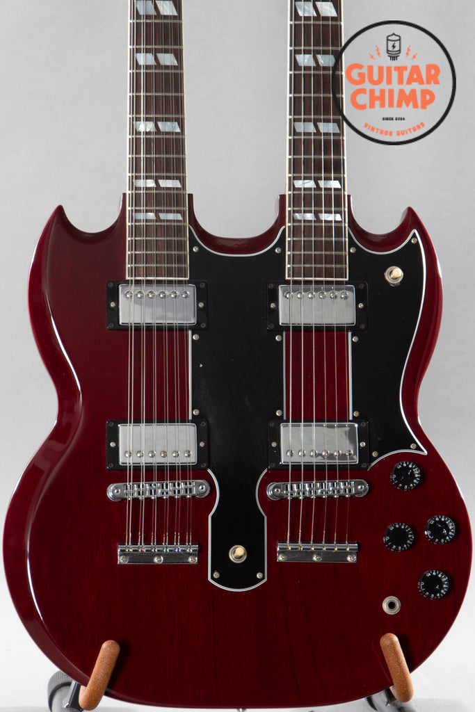 1996 Gibson EDS-1275 Sg Double Neck Electric Guitar Cherry