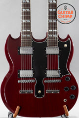 1996 Gibson EDS-1275 Sg Double Neck Electric Guitar Cherry