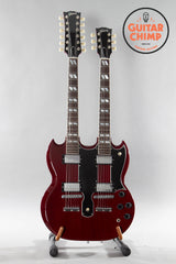 1996 Gibson EDS-1275 Sg Double Neck Electric Guitar Cherry