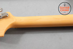 2023 Fender Japan Traditional II 60s Jazzmaster – Olympic White w/ Blue Competition Stripe & Matching Headstock