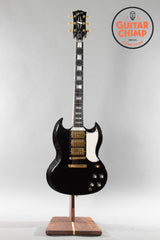 2006 Gibson Custom Shop SG Custom – 3-Pickup Black Beauty, Ebony Board, w/ OHSC & COA