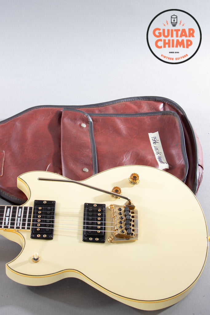 1984 Yamaha SG-1300T Cream White – Rare MIJ Neck-Thru w/ Rockin’ Magic Trem, Ebony Board + Gig Bag
