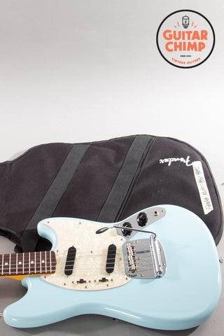 2015 Fender Japan Exclusive Classic '60s Mustang – Daphne Blue – Rosewood – MIJ – w/ Gig Bag