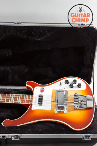 2023 Rickenbacker 4003 – Satin Autumnglo, Checkerboard Binding, Rare Finish, OHSC