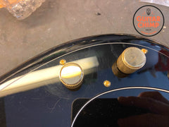 2018 Fender Japan Traditional 60s Precision P Bass Midnight – Matching Headstock, Gold Hardware, MIJ, Hard Case