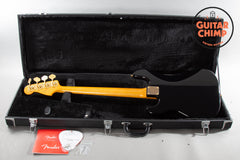 2018 Fender Japan Traditional 60s Precision P Bass Midnight – Matching Headstock, Gold Hardware, MIJ, Hard Case