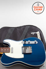 2016 Fender Japan Classic '60s Telecaster Custom – Transparent Blue, Double-Bound, Rosewood Board, MIJ