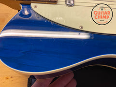 2013 Fender Japan TL62B ’62 Reissue Telecaster Custom – Transparent Blue, Double-Bound, MIJ, Gig Bag