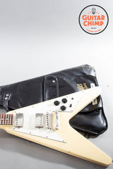 1989 Orville FV-74 Flying V – ’74 Reissue White | MIJ | Gibson Bill Lawrence HB-R | Rare Japan V