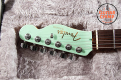 2021 Fender American Ultra Luxe Telecaster – Surf Green | SS Frets | Ultra Noiseless | OHSC