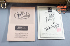 1993 Fender Japan Terry-1 Takeshi Terauchi 30th Anniversary – TE032 | Custom Edition | Signed OHSC | Rare Offset Surf Guitar