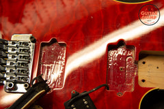 Ernie Ball Music Man Axis EX Van Halen Translucent Red Quilt
