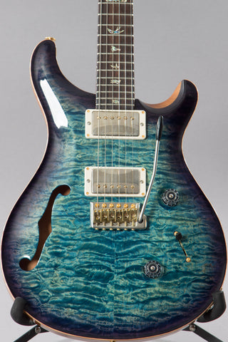 2016 PRS Paul Reed Smith Custom 24 Semi-Hollow Wood Library Aquableux Purple Burst Quilt