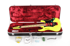 2017 Ibanez Jem 777 30th Anniversary Desert Sun Yellow Electric Guitar -SUPER CLEAN-