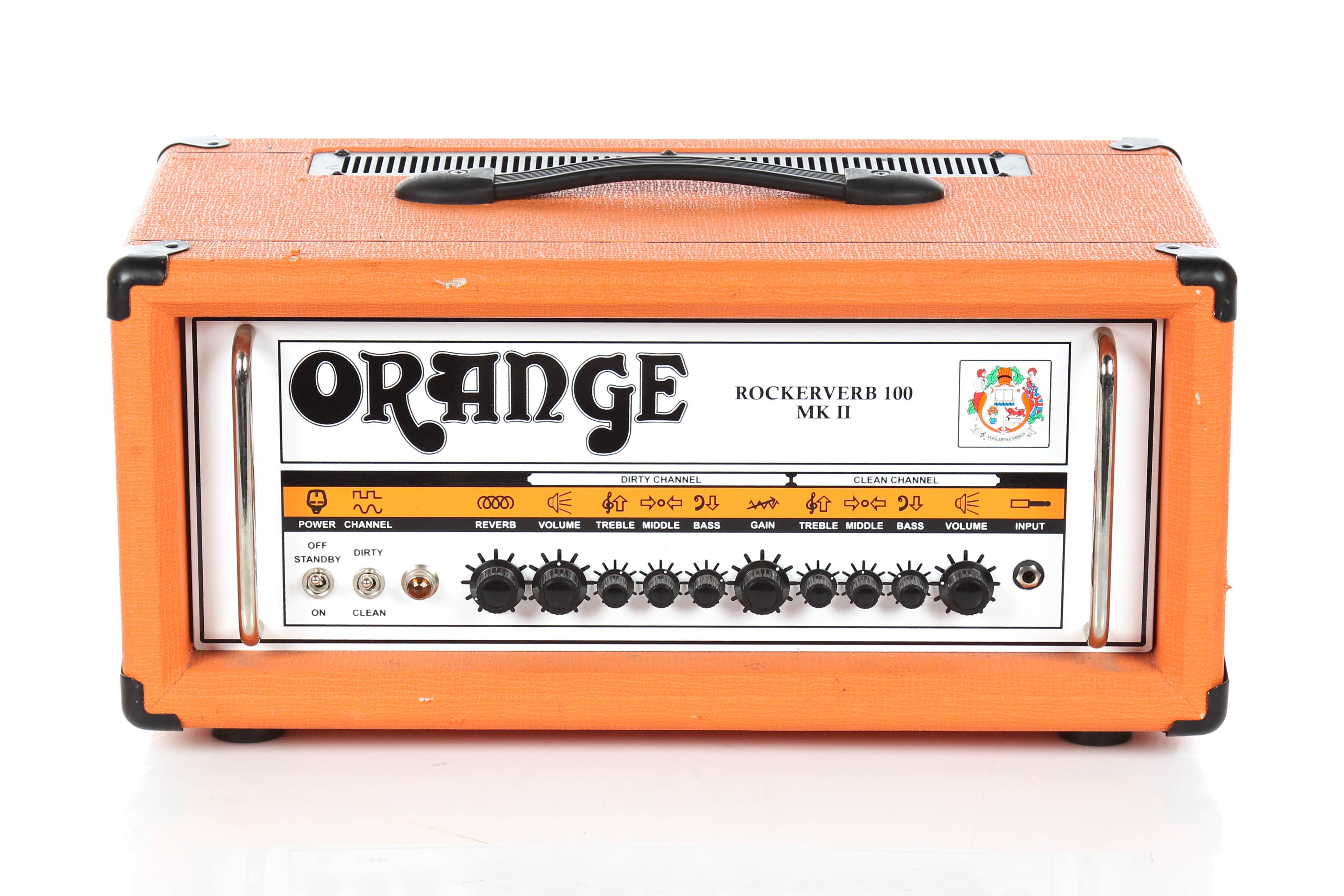 2012 Orange Rockerverb 100 Watt MKII Guitar Head -MADE IN ENGLAND-