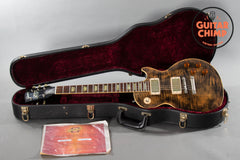 2006 Gibson Custom Shop Joe Perry Signature Boneyard Les Paul Green Tiger
