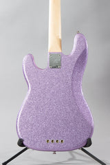 2017 Fender Limited Edition Adam Clayton Signature Precision P Bass Purple Sparkle