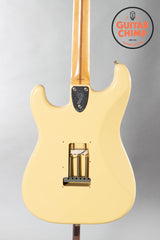 1990 Fender Yngwie Malmsteen Stratocaster ST72-86DSC Yellow White Japan MIJ