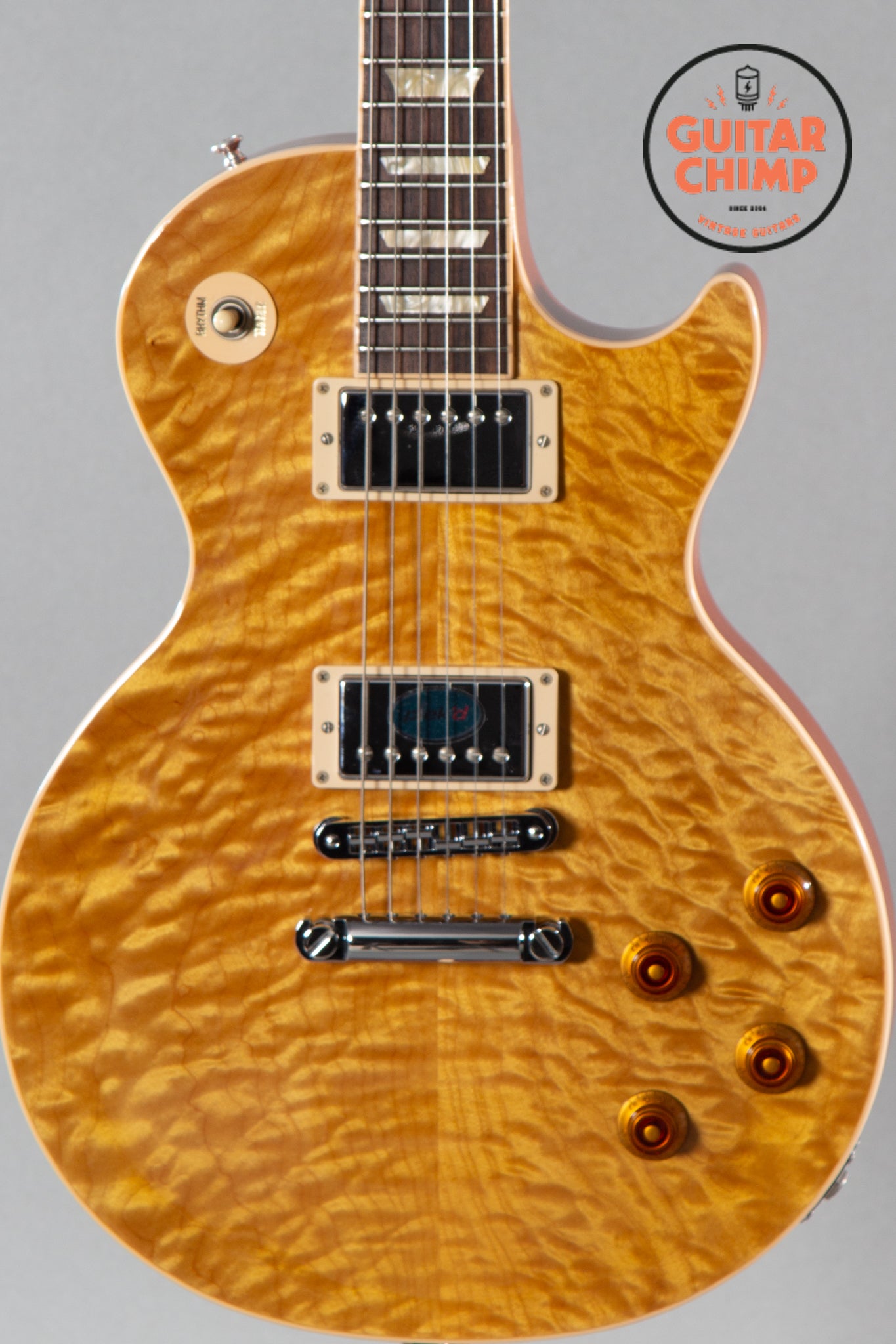 2013 Gibson Les Paul Standard Premium Plus Amber Quilt Top