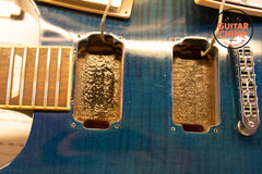 1998 Gibson Les Paul Standard DC Double Cutaway Trans Blue