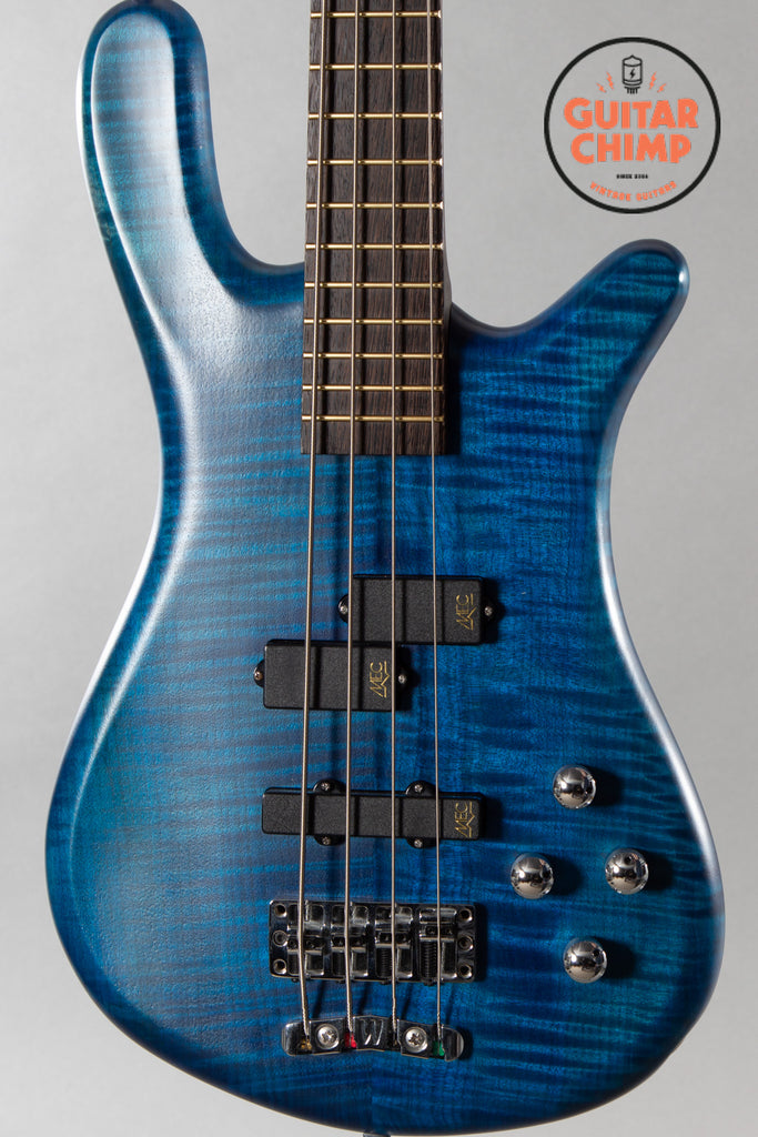 2016 Warwick Master Build Streamer LX Bolt-on 4-String Bass Ocean Blue