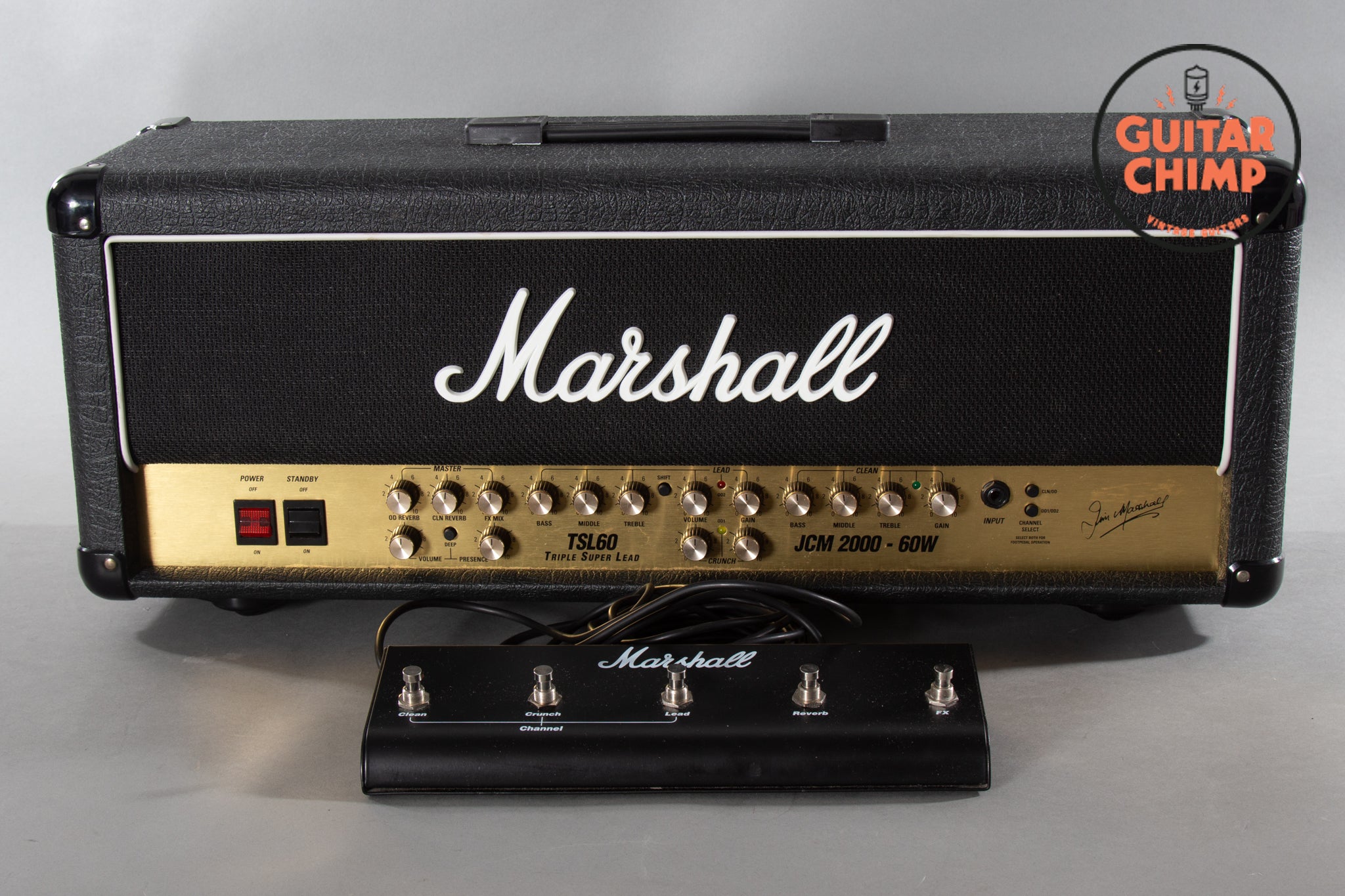 2000 Marshall JCM 2000 TSL60 Triple Super Lead 60-Watt Tube Head