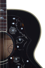 1990 Gibson J-200 Acoustic Guitar Ebony