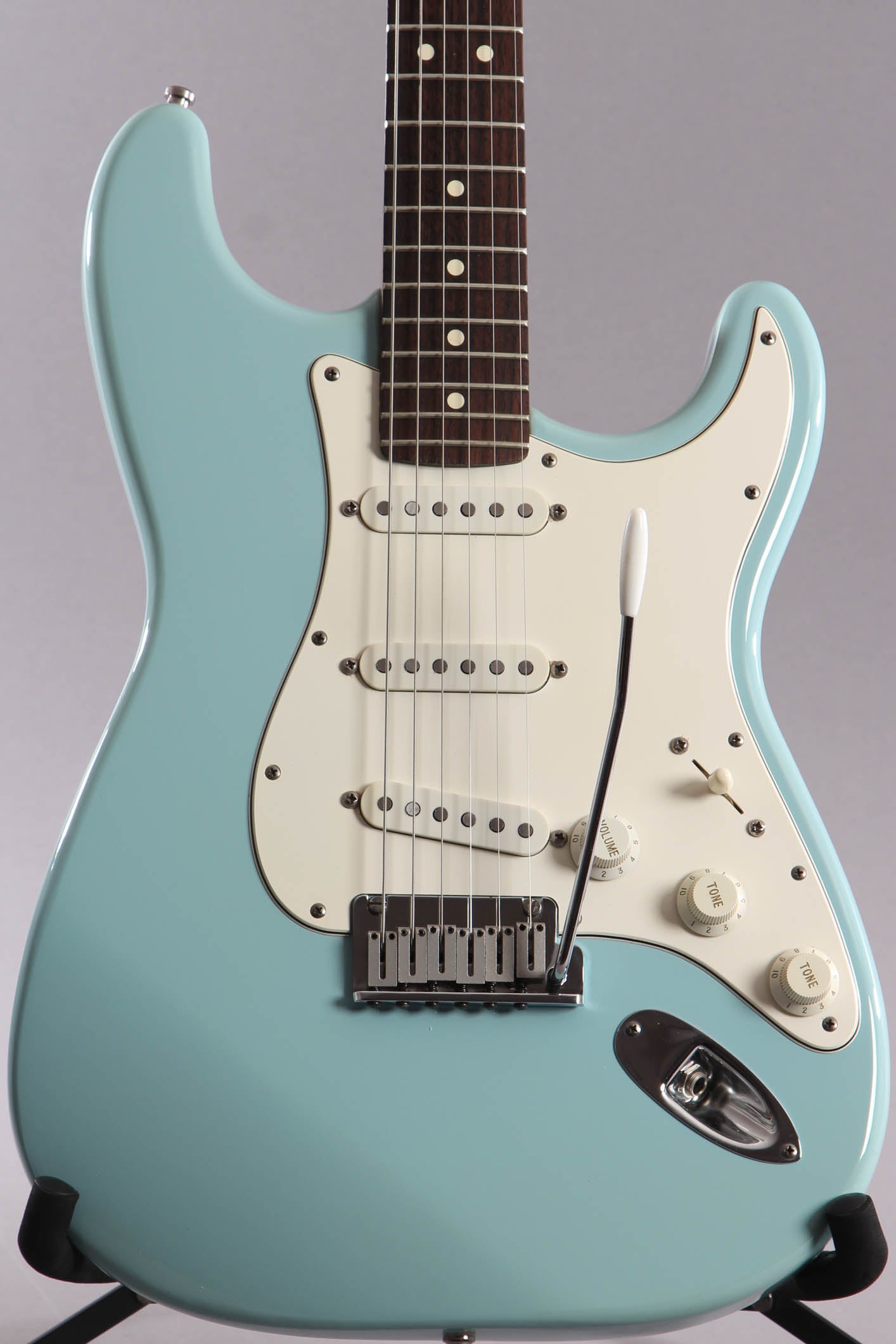 1996 Fender American Standard Stratocaster Daphne/Sonic Blue Rare